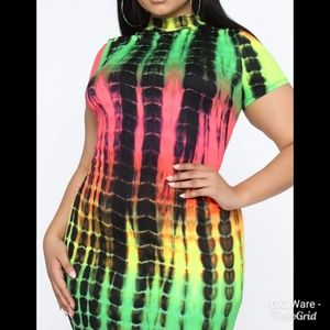 Tie-dyed Midi Dress